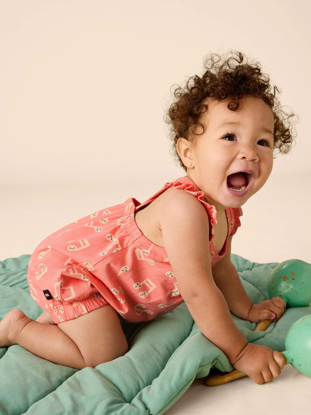 Tea Collection Musicalia Cross Back Romper model