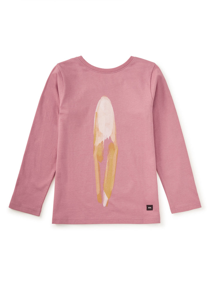 Tea Collection Reading Fox Double Sided Tee back