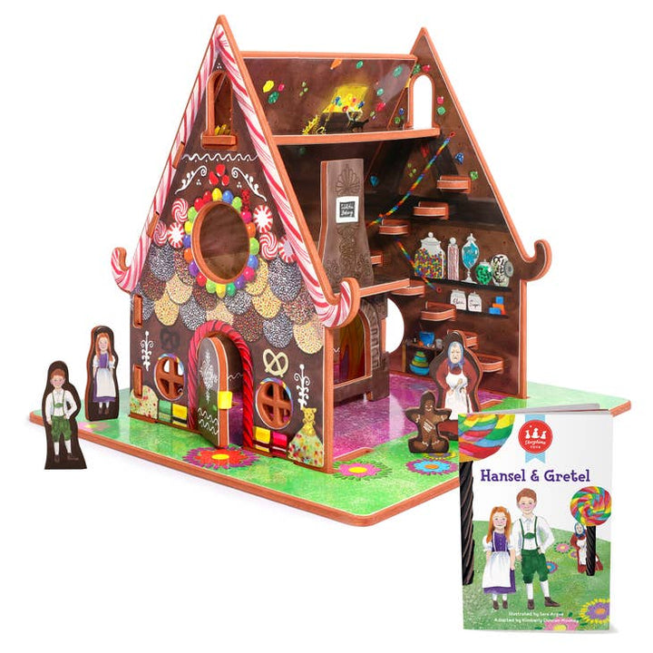 Hansel and Gretel Book and Play Set inside