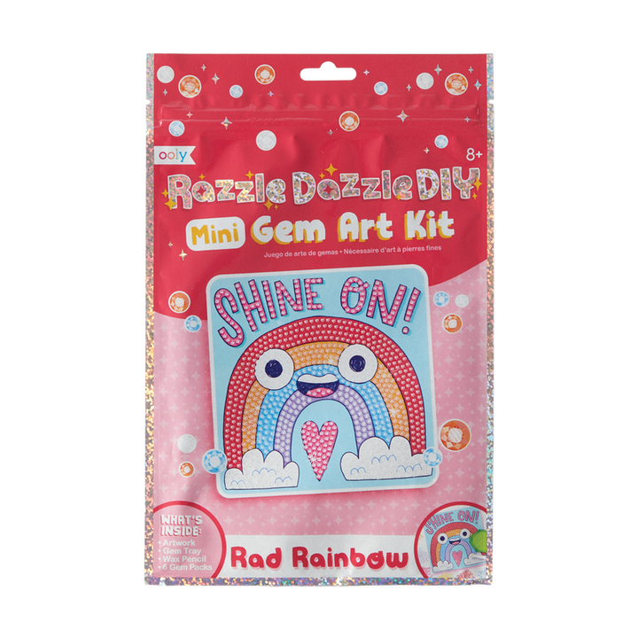 Ooly DIY Dazzle Me Rainbow Mini Gem Art Kit