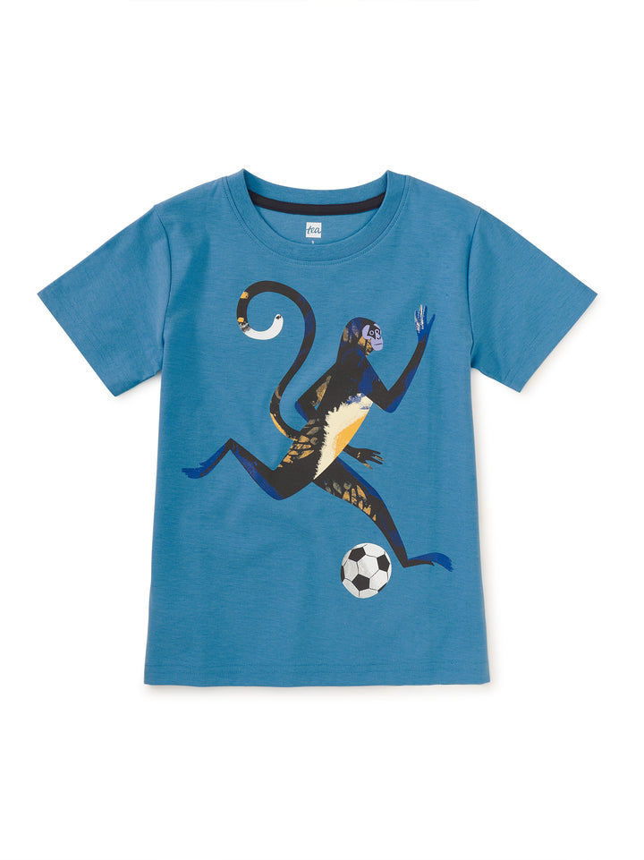 Tea Collection Soccer Monkey Tee
