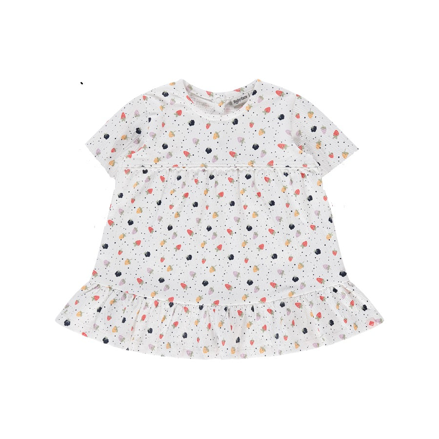 Berry Print Twirl Dress