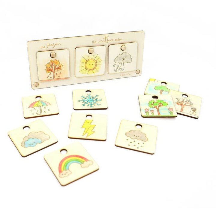 Make Your Own Weather Chart pieces
