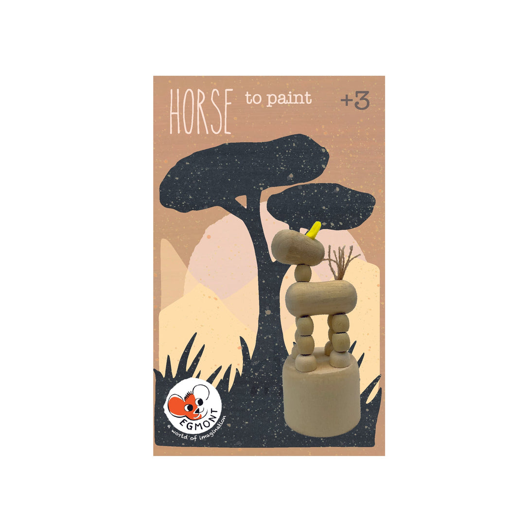 Egmont Paint Your Own Wooden Push-Up Horse
