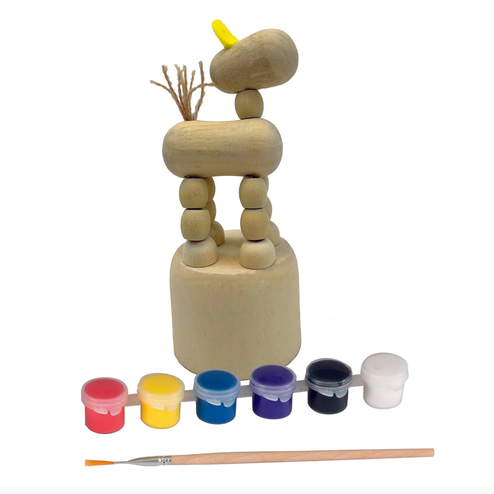 Egmont Paint Your Own Wooden Push-Up Horse pieces
