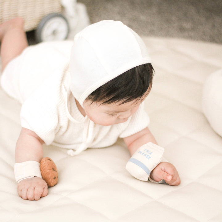 Little Lamb Kind Milk and Cookie Rattles model far
