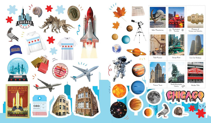 500 Stickers: Chicago inside