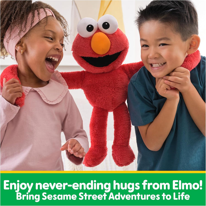 Gund Elmo Hug-a-Moves two kids