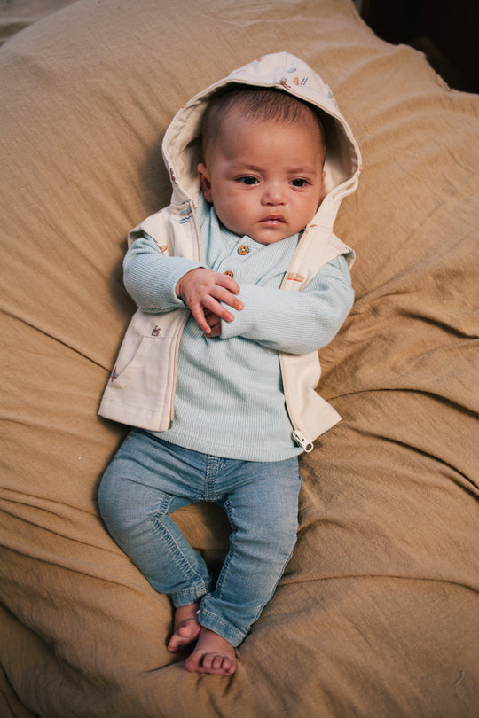 Riffle Amsterdam Vince Hoodie model baby