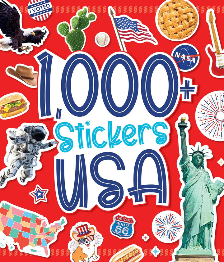 1000 Stickers: USA book