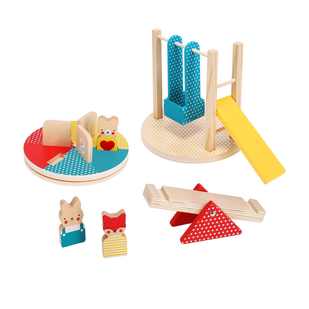 Petit Collage At the Park Wooden Play Set