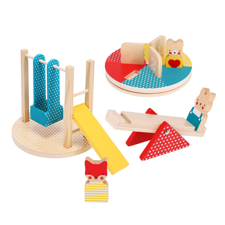 Petit Collage At the Park Wooden Play Set too
