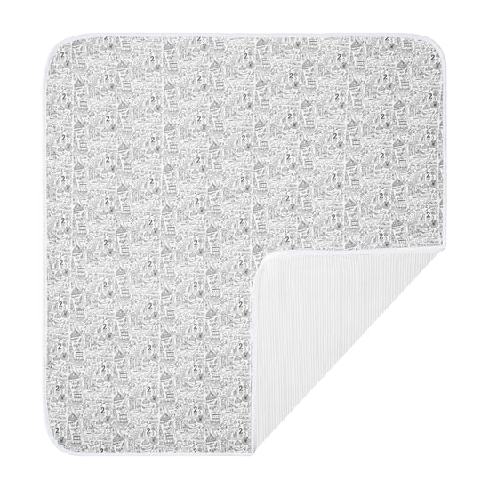 Joy Street Chicago Print Blanket folded