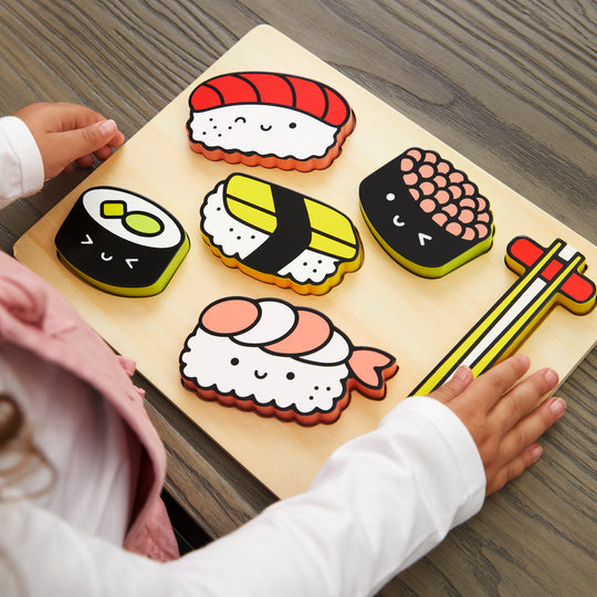 Sushi Friends Wooden Tray Puzzle model