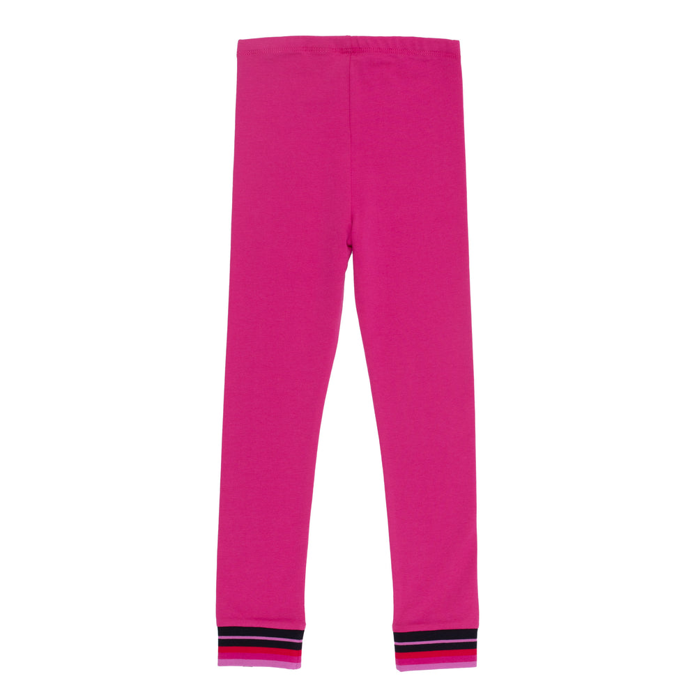 Noruk Nano Banded Leggings in Fuchsia back