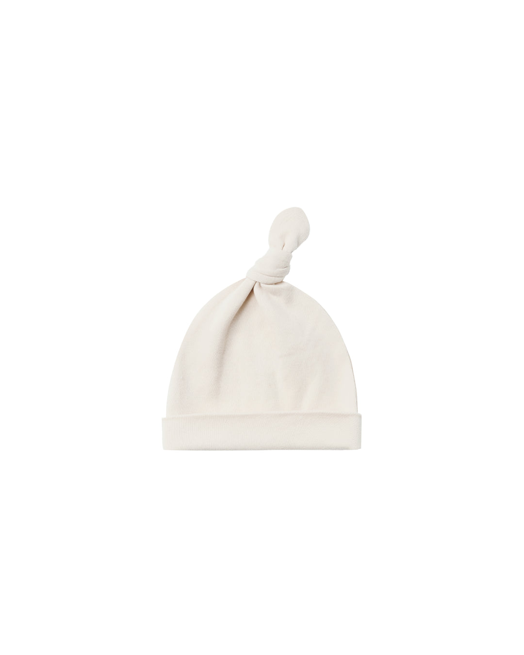 Knotted Beanie Hat In Natural