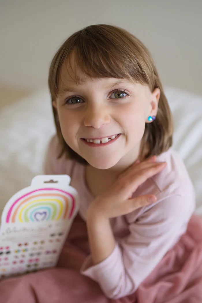 Rainbow Love Sticker Earrings model