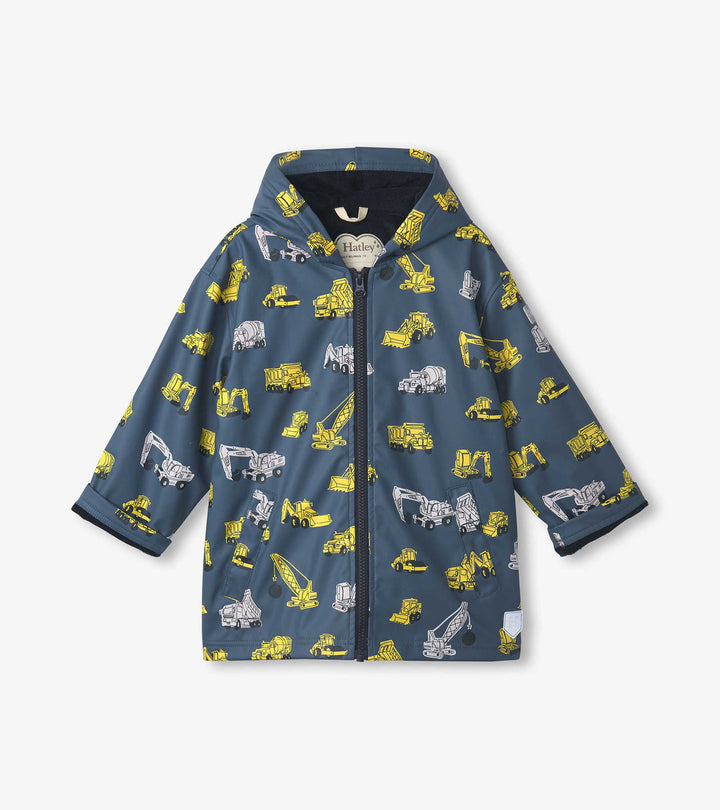 Under Construction Color Changing Rain Jacket
