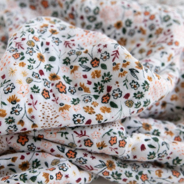 Little Unicorn Pressed Petals Muslin Baby Quilt detail