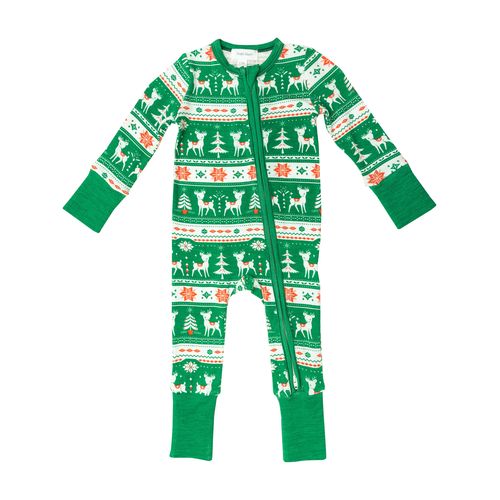 Vintage Deer Fairisle Romper