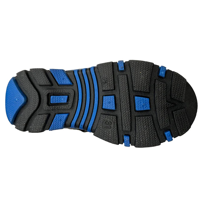 SnowStoppers Snowboots in Black & Blue sole