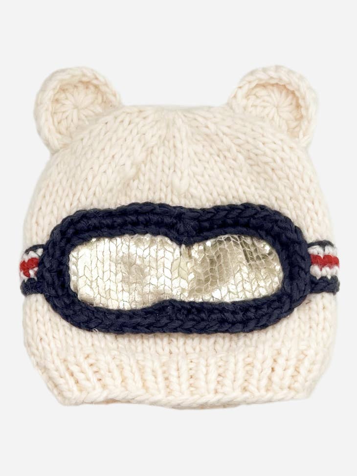 The Blueberry Hill Ski Goggles Bear Hat
