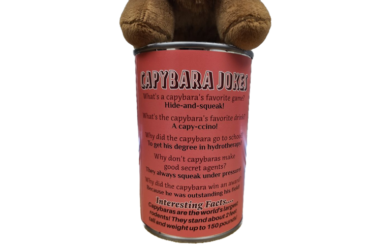 Steve Canned Capybara can back