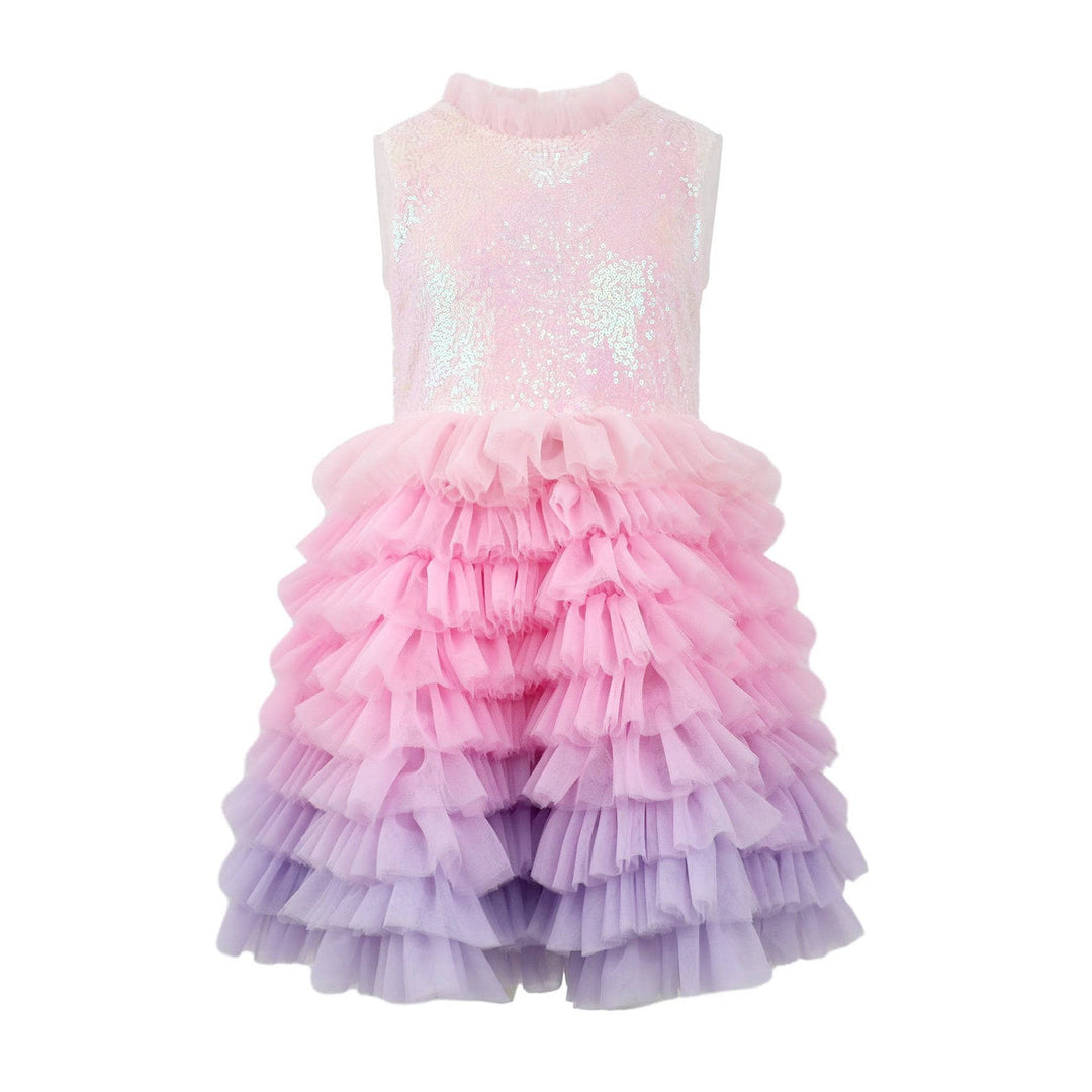 Lola & The Boys Dreamy Ombre Tulle Dress
