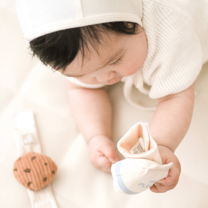 Little Lamb Kind Milk and Cookie Rattles model milk