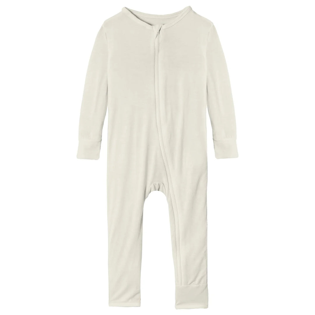 Kickee Pants Solid Coveralls in Natural