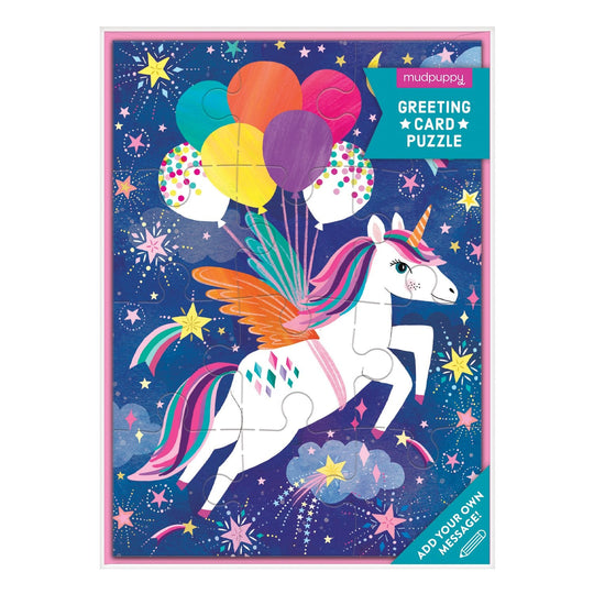Unicorn Puzzle Card