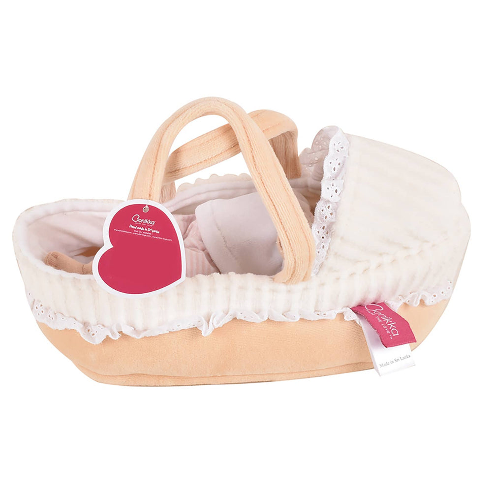 Tikiri Carry Cot Baby side