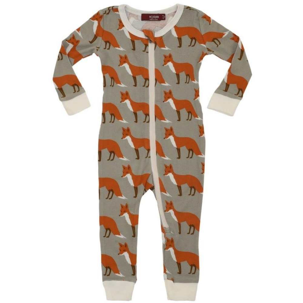 Fox Zipper Pajamas