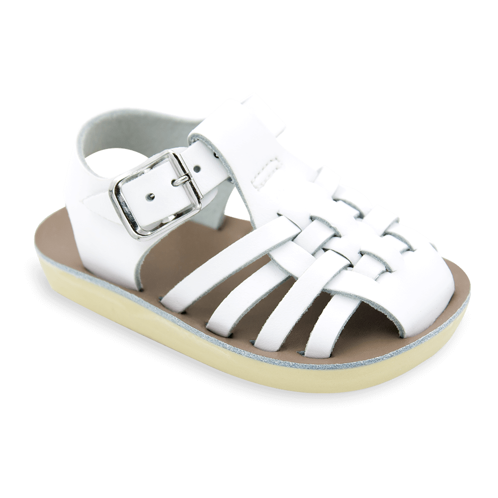 Sun-San Sailor Sandals in White