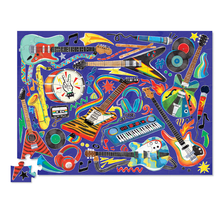 Rock n' Roll 72pc Puzzle assembled