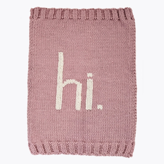 Huggalugs Hi Blanket in Rosy