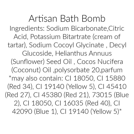 Alf the Alien Bath Bomb ingredients