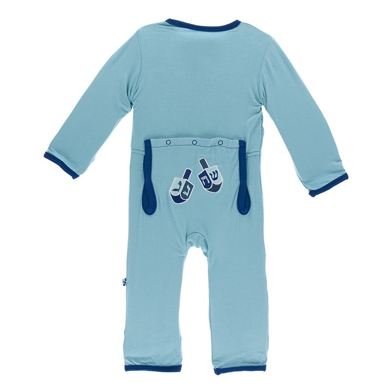 Kickee Pants Dreidel Applique Romper