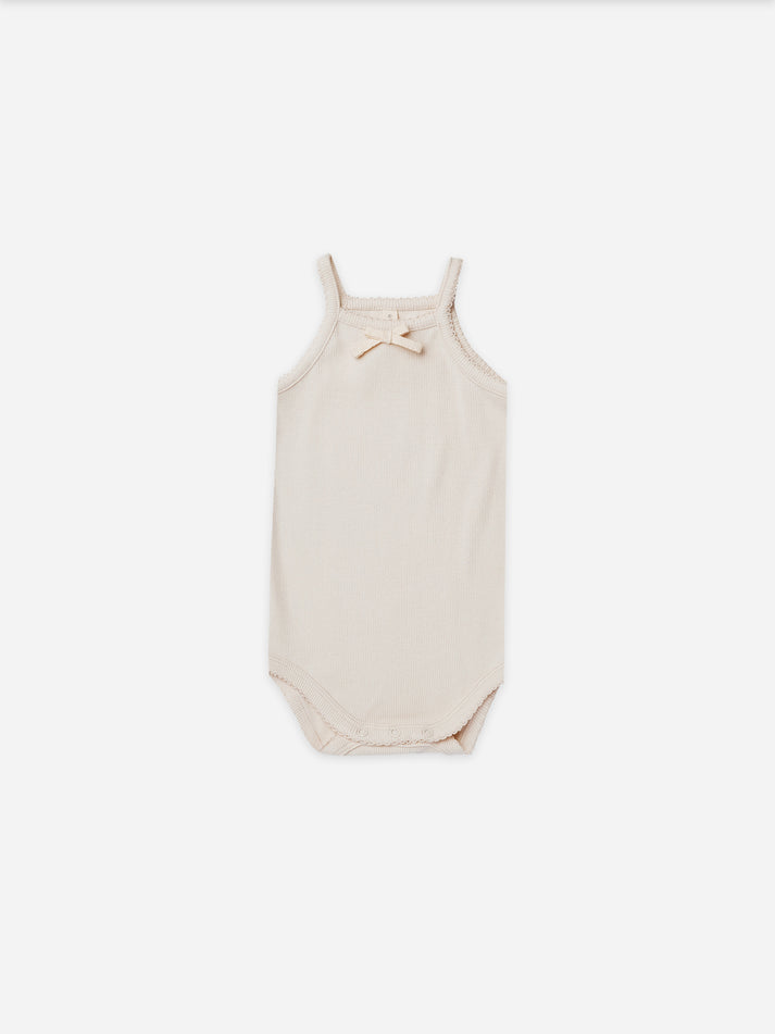 Quincy Mae Tank Bodysuit in Natural