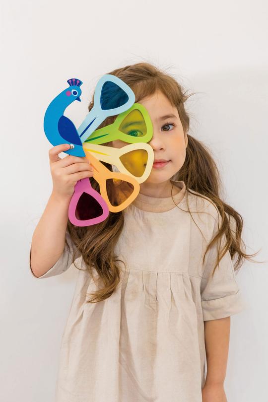 Tender Leaf Toys Peacock Colors model
