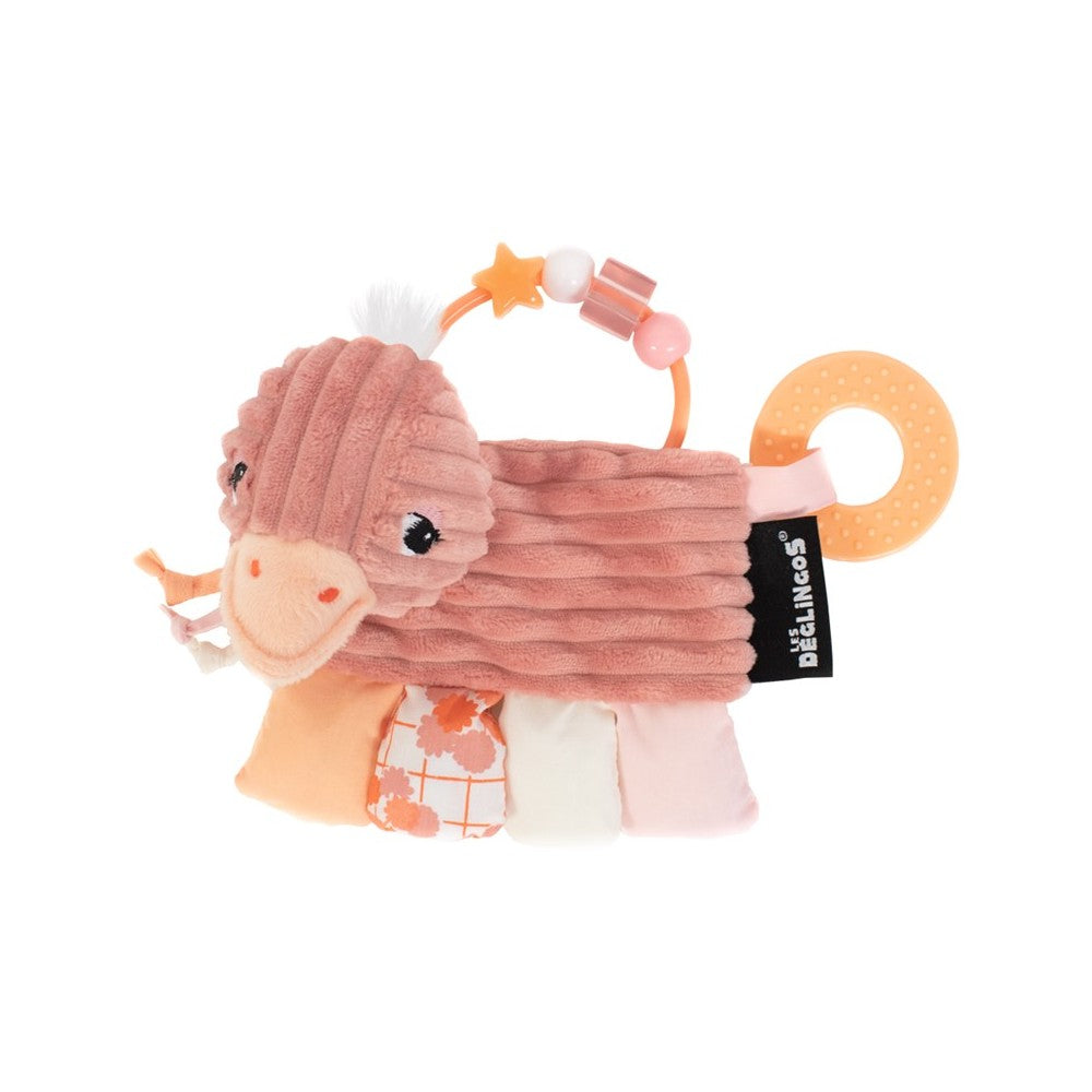Les Deglingos Pomelos Ostrich Activity Rattle