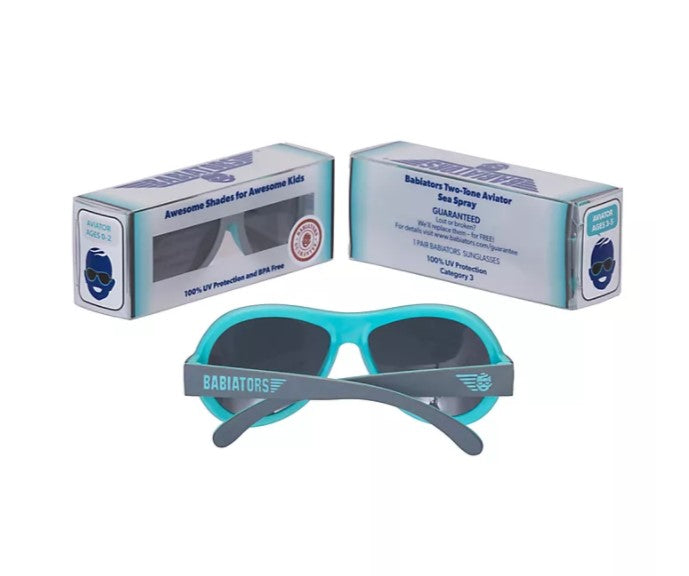 Babiators Aviator Two Tone Sea Spray box