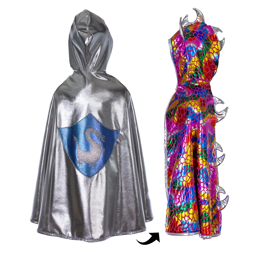 Great Pretenders Holographic Dragon/Knight Hooded Cape