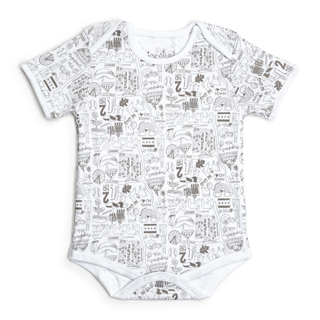 Joy Street Chicago Print Bodysuit