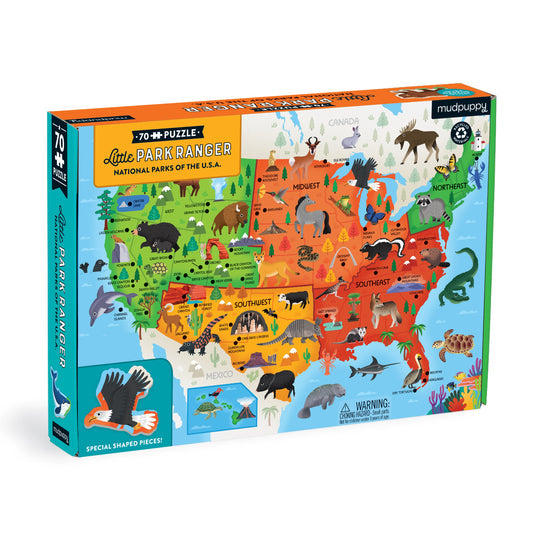 Mudpuppy Little Park Ranger Puzzle
