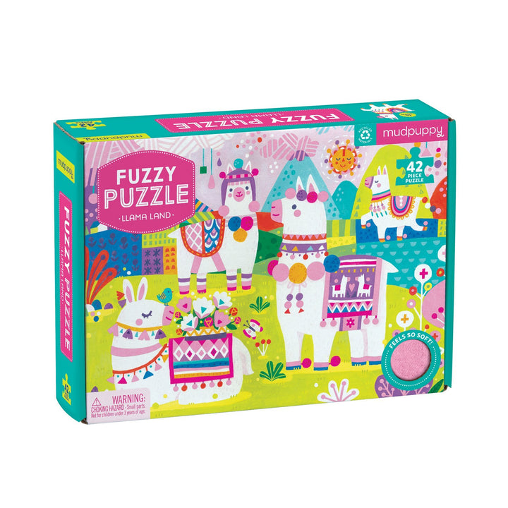 Mudpuppy Llama Land Fuzzy Puzzle