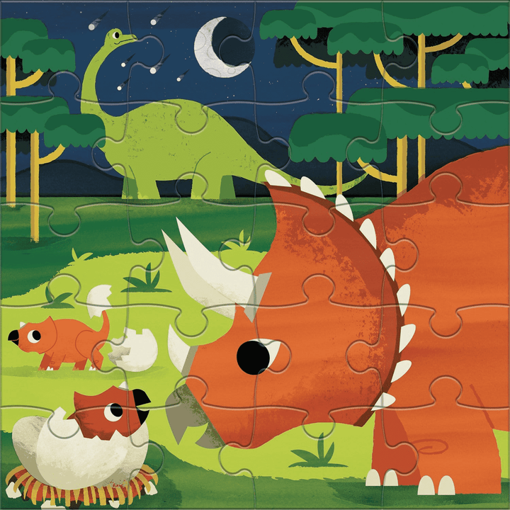 Magnetic Puzzle Mighty Dinosaurs puzzle one