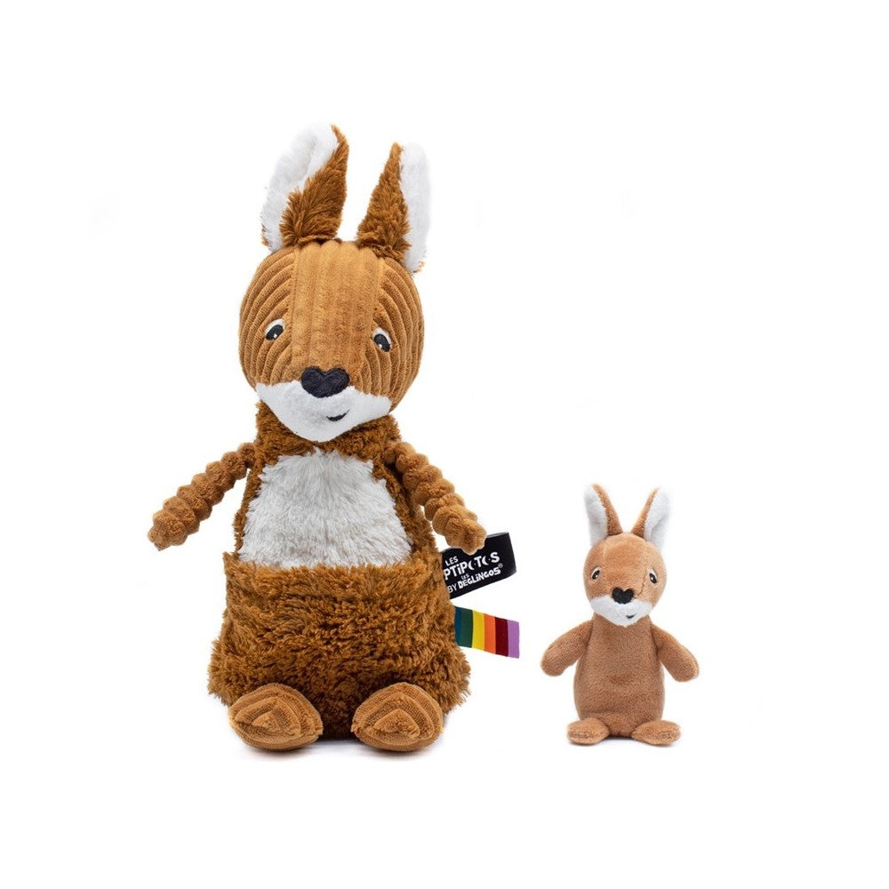 Les Deglingos Allezou the Kangaroo with little