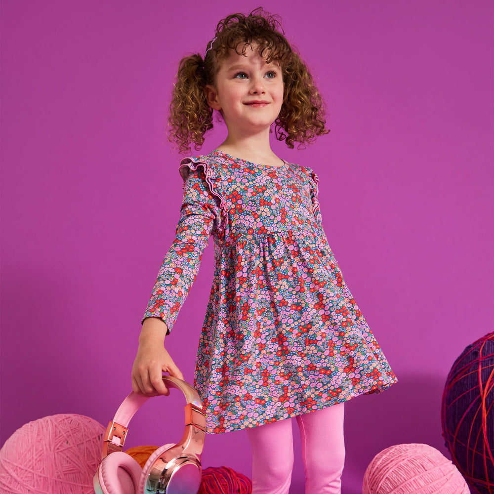 Magnetic Me Gilded Lilly Dress & Leggings Set model
