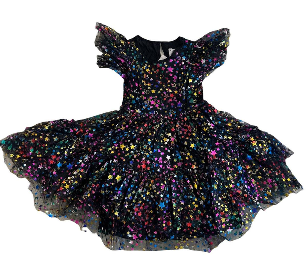 Lola + The Boys Shining Rainbow Tulle Dress